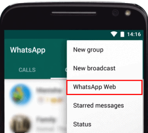 Whatsapp Web on phone