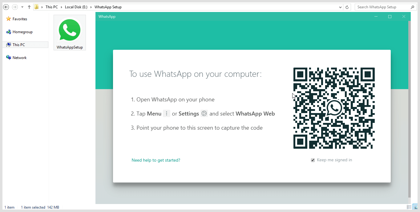 Install WhatsApp On Computer