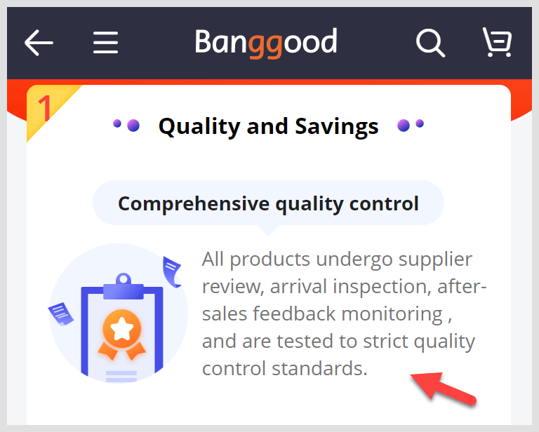 Banggood Quality Control
