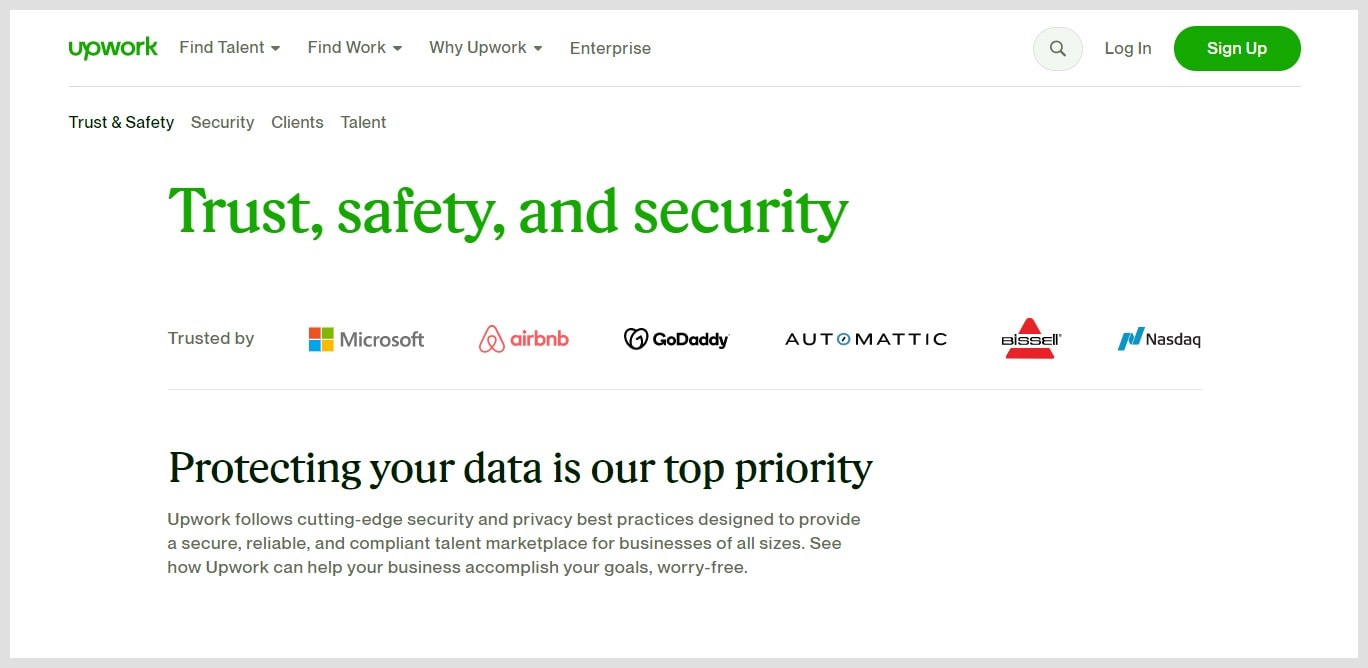 Upwork Safety