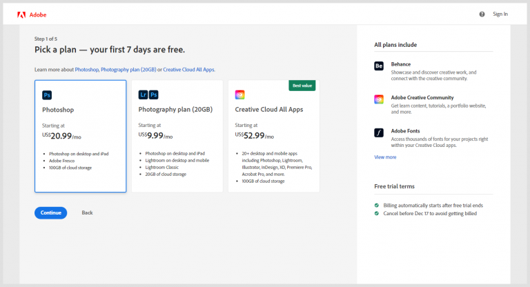 How Much Is Photoshop The Cost Of Each Plan May 2023 