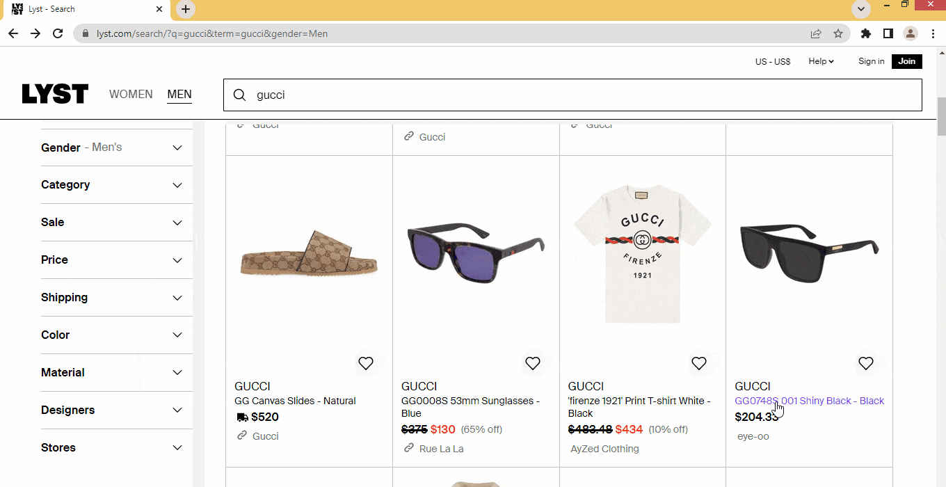 Lyst Integrated Checkout