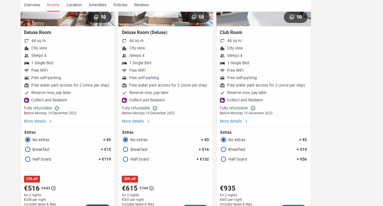 Hotels.com Pay At Property