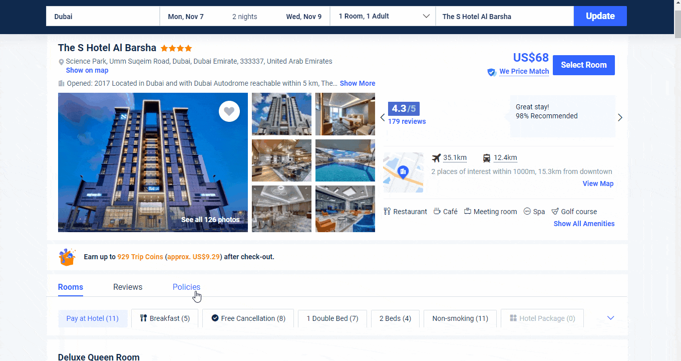 Trip.com Property Policies