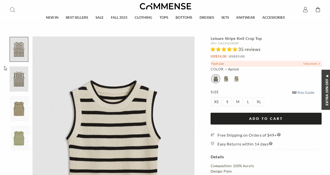 Commense Product Photos