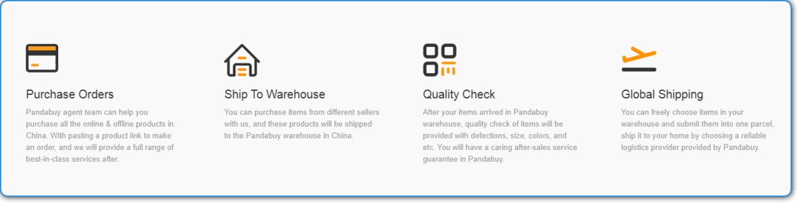 how does pandabuy work