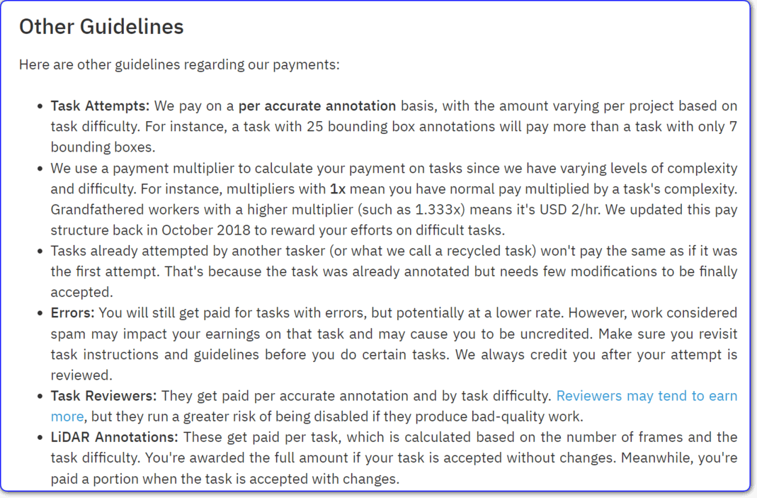 how much does remotasks pay per task